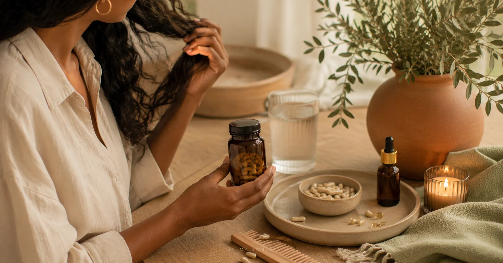 Compléments alimentaires cheveux et ongles