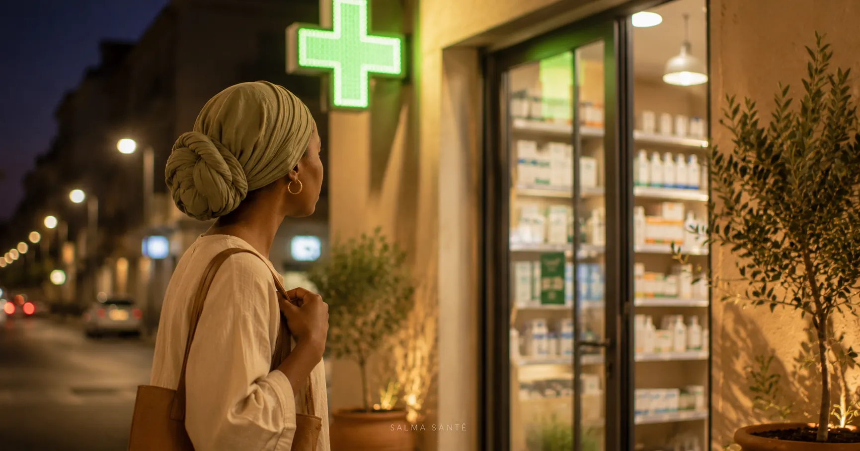 Trouver une pharmacie de garde ouverte la nuit salma sante