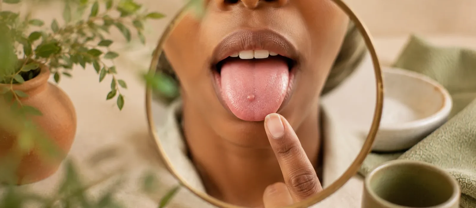 Bouton sur la langue : ce que sa localisation vous dit avant même de consulter